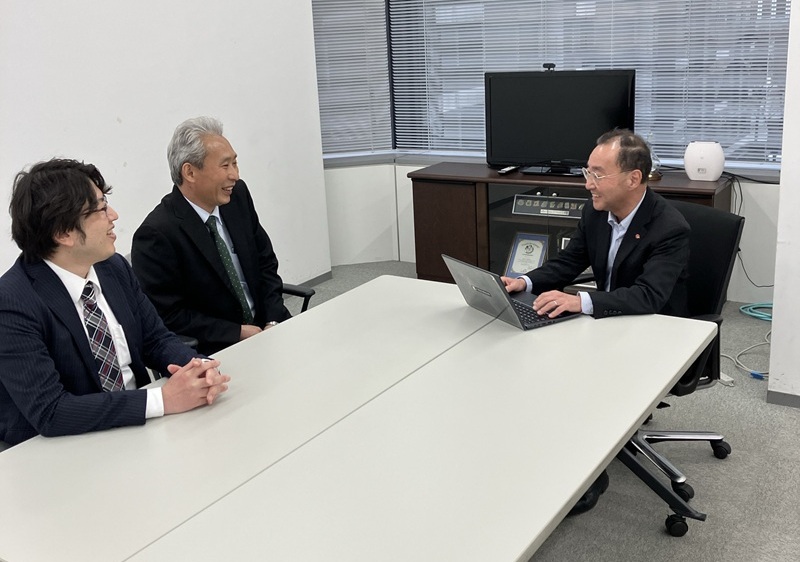マグマックスシステム部 齋藤・東京不動産業健康保険組合 小澤様・鈴木様